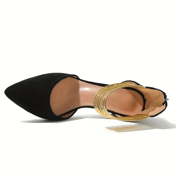 Elegant Black Women's Heels - Picture 6 of 6